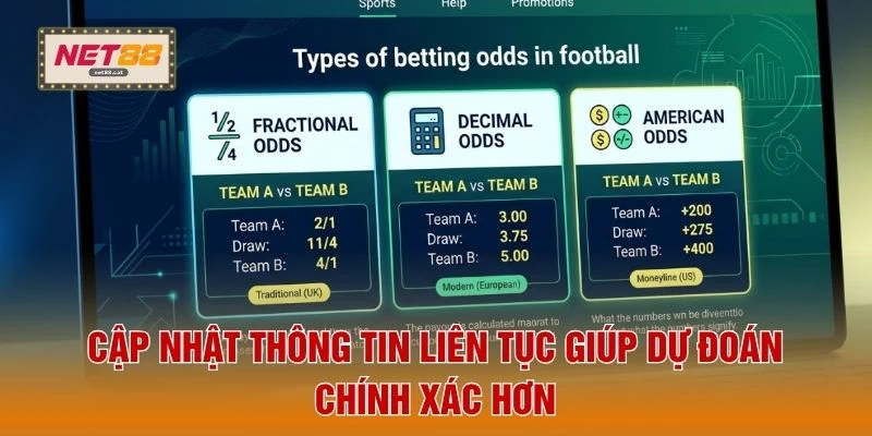 Cập nhật thông tin liên tục giúp dự đoán chính xác hơn