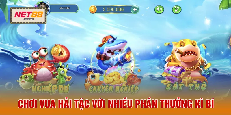 Chơi vua hải tặc với nhiều phần thưởng kì bí