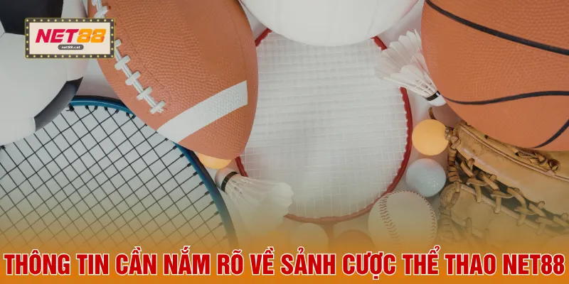 Thông tin cần nắm rõ về sảnh cược thể thao NET88