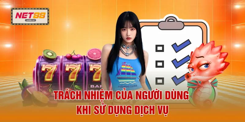 Trách nhiệm của người dùng khi sử dụng dịch vụ